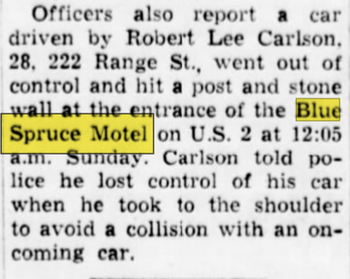 Blue Spruce Motel - Nov 1970 Article